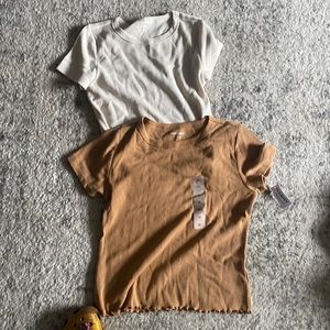 Two tone shirts